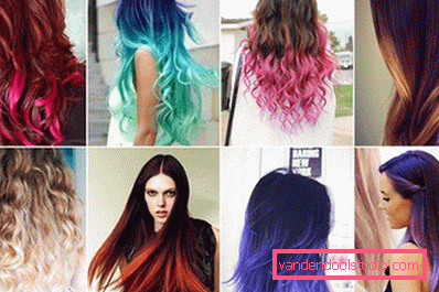 flerfarget ombre flerfarget ombre