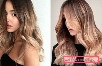 Ombre for mørkt hår - 250 bilder