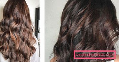 Ombre for mørkt hår - 250 bilder