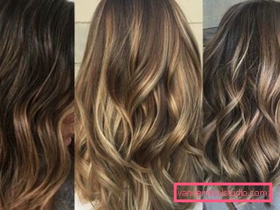 Ombre for mørkt hår - 250 bilder