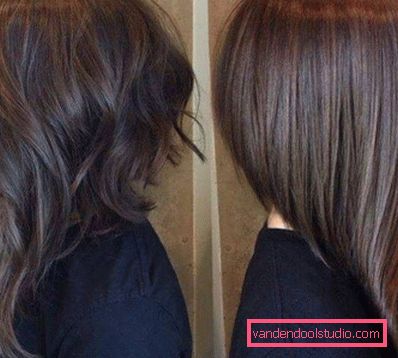 Haircut bob for langt hår Populær hårklipp bob for langt hår