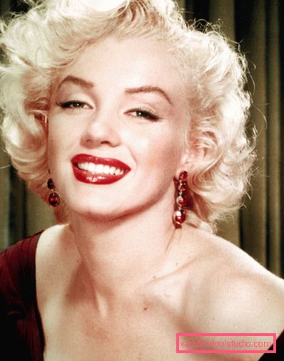 Marilyn Monroe er frisyre på kort og langt hår