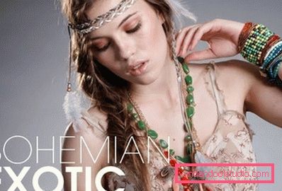 jente med en frisyre Boho Shic jente med en frisyre Boho Shic