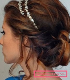 Frisyrer med krøller på middels hår Frisyrer til middels hår med krøller - styling alternativer for en ferie og prom
