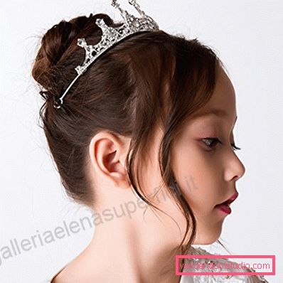Frisyrer med tiara for jenter - topp 10 styling med krone