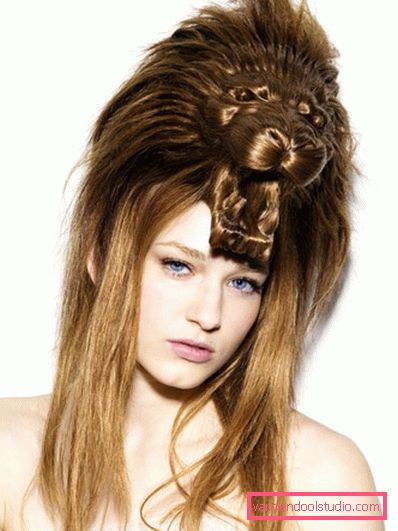 De mest uvanlige frisyrene - vakker og original styling.