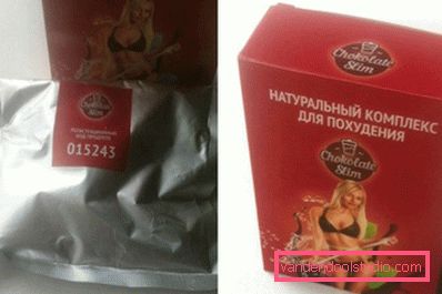Chocolate Slim Powder Bag og Box Chocolate Slim Powder Bag og Box