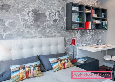 En interessant design av et barnerom for en gutt i ulike aldre.