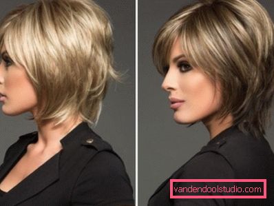 Haircut Caprice for kort hår - foto