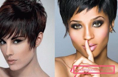 Pixie haircut