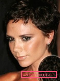 Victoria Beckhams hårklipp - forskjellige stjerne frisyrer