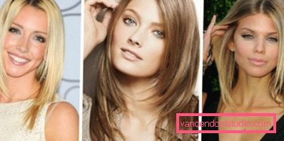 hårklipp for middels hår Haircuts stige for middels hår med smell og uten det