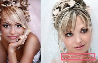 Bryllup frisyrer med bangs