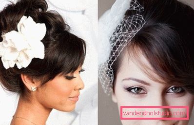 Bryllup frisyrer med bangs
