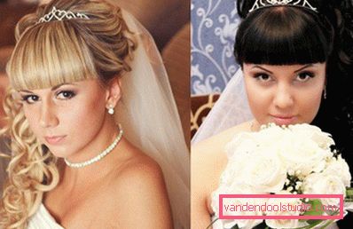 Bryllup frisyrer med bangs