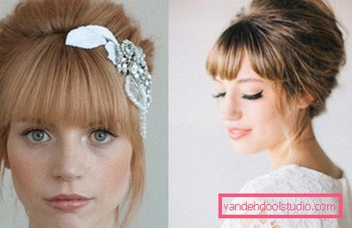 Bryllup frisyrer med bangs