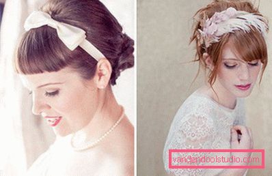 Bryllup frisyrer med bangs