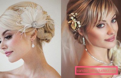 Bryllup frisyrer med bangs