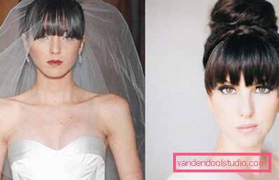 Bryllup frisyrer med bangs