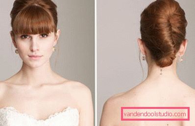 Bryllup frisyrer med bangs
