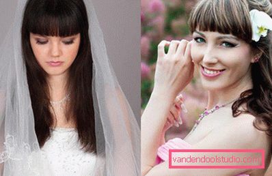Bryllup frisyrer med bangs