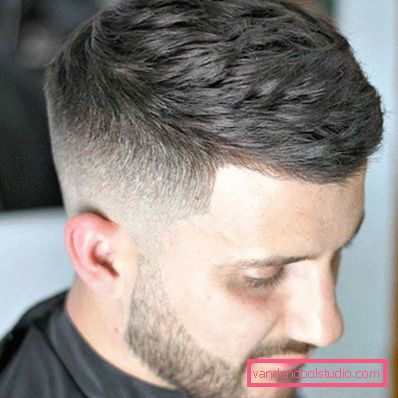 Beskjær frisyre - Beskjær frisyre Teknikk av mannlig haircut Beskjære og fransk avling