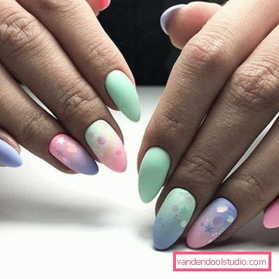 Manicure supernovae vår-sommer 2019-2020 - motetrender av sesongbasert neglont design