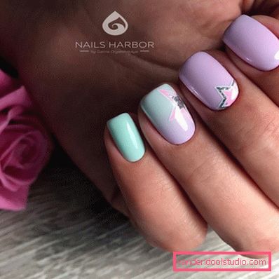 Manicure supernovae vår-sommer 2019-2020 - motetrender av sesongbasert neglont design