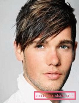 Menns haircuts med bangs Alternativer for mannlige frisyrer med bangs og styling