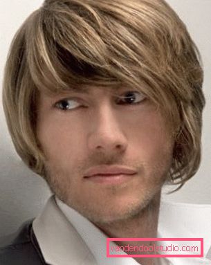 Menns haircuts med bangs Alternativer for mannlige frisyrer med bangs og styling