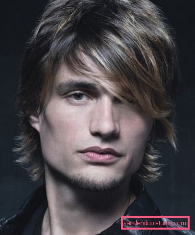 Menns haircuts med bangs Alternativer for mannlige frisyrer med bangs og styling