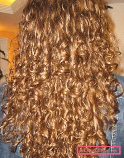 langt hår perm Velge en perm for langt hår - bilder av langsiktig styling