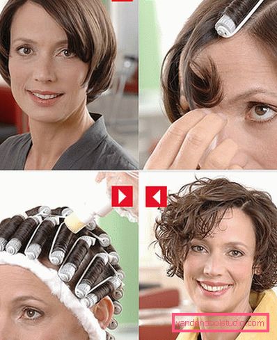Perm for kort hår Velg en perm for kort hår