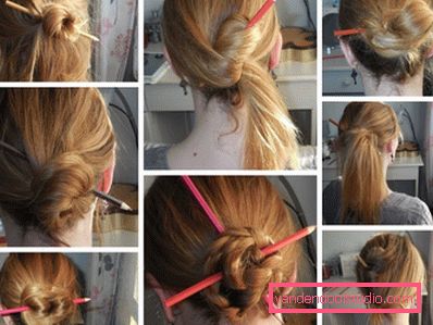 Blyant frisyre Å lage frisyrer med blyant - forskjellige ideer til styling på blyant