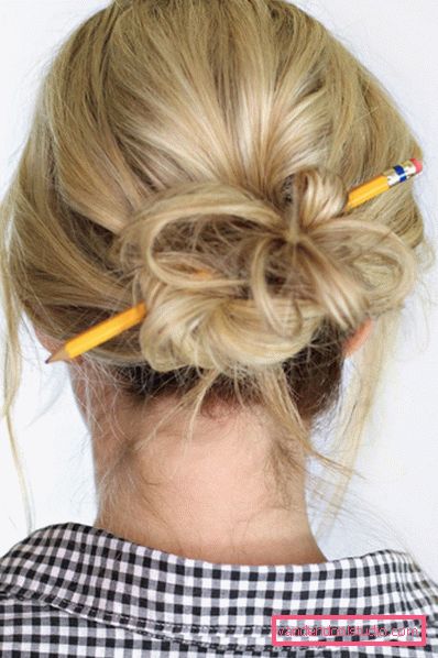 Blyant frisyre Å lage frisyrer med blyant - forskjellige ideer til styling på blyant