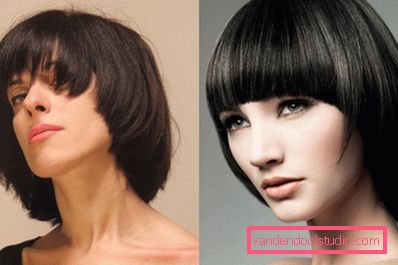 Kvinners hår cesson for korte og mellomstore hår-bilder med bangs