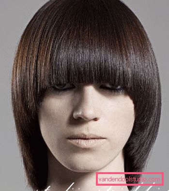 Kvinners hår cesson for korte og mellomstore hår-bilder med bangs
